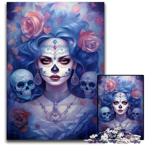 Puzzle 1000 Teile für Erwachsene, Mexikanischer Mädchenkarneval, Unmögliches Puzzle für Erwachsene, Geburtstagsgeschenkidee, Herausforderndes Denkspiel, 26x38cm Puzzle 1000 Teile für Erwachsene, Mexikanischer Mädchenkarneval, Unmögliches Puzzle für Erwachsene, Geburtstagsgeschenkidee, Herausforderndes Denkspiel, 26x38cm von XHAXING