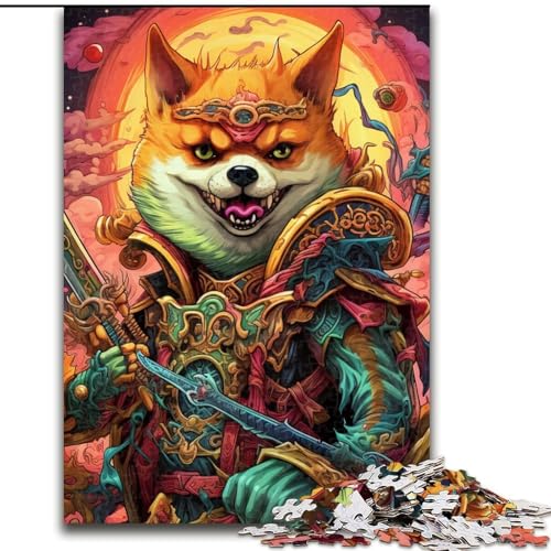 Puzzle 1000 Teile für Erwachsene, Mutant Corgi-Puzzle aus Pappe, geeignet für Geburtstage, Halloween, Thanksgiving, Ostern, 1000 Teile(26x38cm) von XHAXING