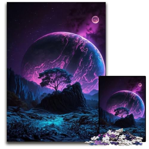 Puzzle 1000 Teile für Erwachsene, Neon Planet Puzzles für Erwachsene, Denkspiel für Teenager, 50x75cm Puzzle 1000 Teile für Erwachsene, Neon Planet Puzzles für Erwachsene, Denkspiel für Teenager, 50x75cm von XHAXING