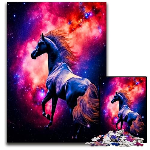 Puzzle 1000 Teile für Erwachsene, Pferdepuzzle für Erwachsene, Denkspiel für Teenager, 50x75cm Puzzle 1000 Teile für Erwachsene, Pferdepuzzle für Erwachsene, Denkspiel für Teenager, 50x75cm von XHAXING