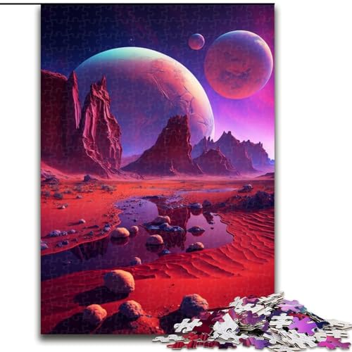 Puzzle 1000 Teile für Erwachsene, Planet Explosion Puzzle aus Pappe, anspruchsvolles Denkspiel für Teenager, unterhaltsames interaktives Spiel für die ganze Familie, 1000 Teile(26x38cm) von XHAXING