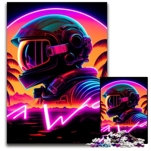 Puzzle 1000 Teile für Erwachsene, Punk-Astronauten-Puzzles für Erwachsene, Denkspiel für Teenager, 50x75cm Puzzle 1000 Teile für Erwachsene, Punk-Astronauten-Puzzles für Erwachsene, Denkspiel für Teenager, 50x75cm von XHAXING