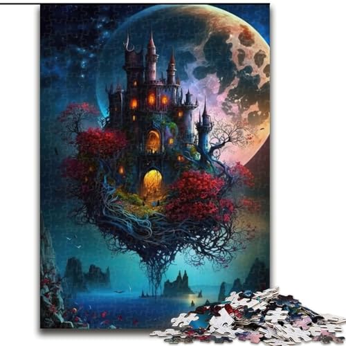 Puzzle 1000 Teile für Erwachsene, Schloss-Puzzle aus Holz, lustige Aktivitäten für zu Hause, Geburtstagsgeschenk, Reisegeschenke, 1000 Stück(50x75cm) von XHAXING