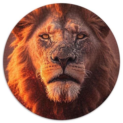 Puzzle 1000 Teile für Erwachsene, Sunset Lions, Papierpuzzle für Reiseliebhaber und Paare, anspruchsvolles Spielzeug (Größe 67,5 x 67,5 cm) von XHAXING