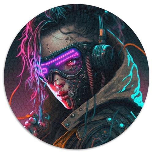 Puzzle 1000 Teile für Erwachsene, Tech Girl-Papierpuzzle für Reiseliebhaber und Paare, anspruchsvolles Spielzeug (Größe 67,5 x 67,5 cm) von XHAXING