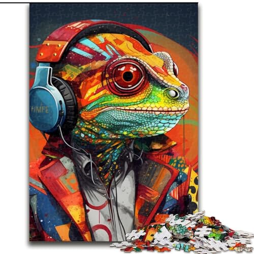 Puzzle 1000 Teile für Erwachsene, Tier-Nilkrokodile, Puzzle aus Holz, schwieriges Denkspiel für Jugendliche, 1000 Teile(50x75cm) von XHAXING