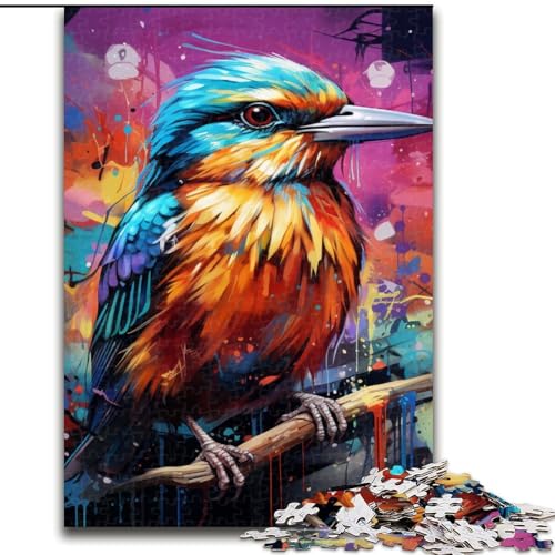 Puzzle 1000 Teile für Erwachsene, Tier-Spatz-Puzzle aus Holz, hochschwieriges Denkspiel für Jugendliche, 1000 Teile(50x75cm) von XHAXING