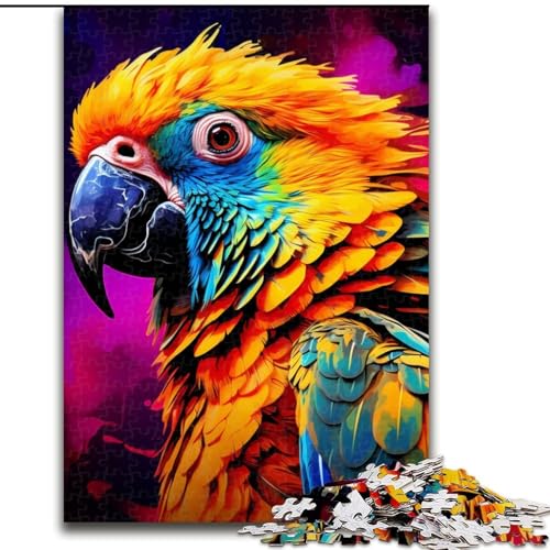 Puzzle 1000 Teile für Erwachsene, Tiere, Vögel, Papageien, Puzzle aus Pappe, anspruchsvolles Denkspiel für Teenager, Familienspaß, DIY-Heimdekor-Geschenk, 1000 Teile(26x38cm) von XHAXING