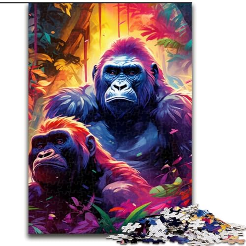 Puzzle 1000 Teile für Erwachsene, Tierwelt-Puzzles aus Holz, anspruchsvolles DIY-Denkspiel, interaktives Familienspiel, 1000 Teile(50x75cm) von XHAXING