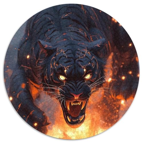 Puzzle 1000 Teile für Erwachsene, Tiger-Papierpuzzle, Denksportaufgabe, Spiel für Erwachsene, interaktive Familienaktivität (67,5 x 67,5 cm) von XHAXING
