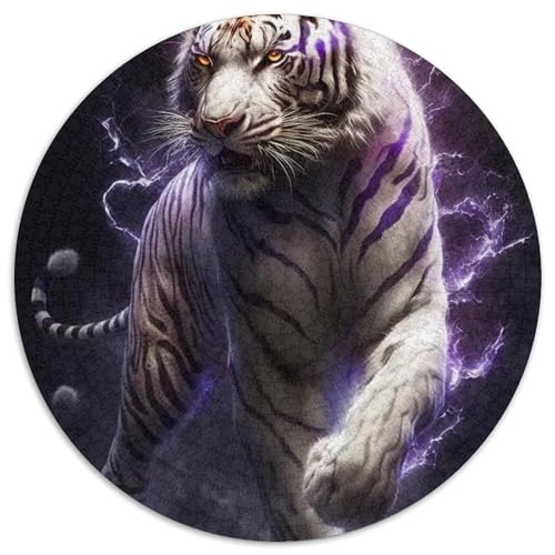 Puzzle 1000 Teile für Erwachsene, Tiger-Papierpuzzle für Reiseliebhaber und Paare, anspruchsvolles Spielzeug (Größe 67,5 x 67,5 cm) von XHAXING