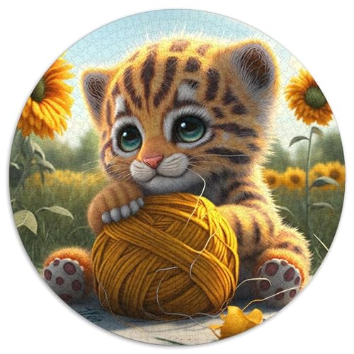 Puzzle 1000 Teile für Erwachsene, Tiger-Papierpuzzle für Reiseliebhaber und Paare, anspruchsvolles Spielzeug (Größe 67,5 x 67,5 cm) von XHAXING