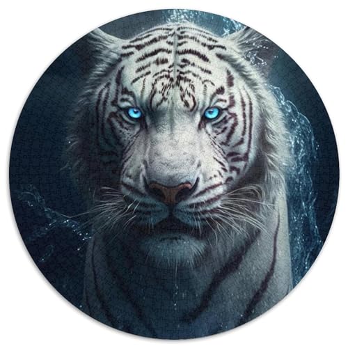Puzzle 1000 Teile für Erwachsene, Tiger-Papierpuzzle für Reiseliebhaber und Paare, anspruchsvolles Spielzeug (Größe 67,5 x 67,5 cm) von XHAXING