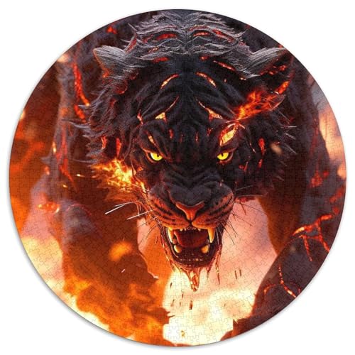 Puzzle 1000 Teile für Erwachsene, Tiger-Papierpuzzle für Reiseliebhaber und Paare, anspruchsvolles Spielzeug (Größe 67,5 x 67,5 cm) von XHAXING