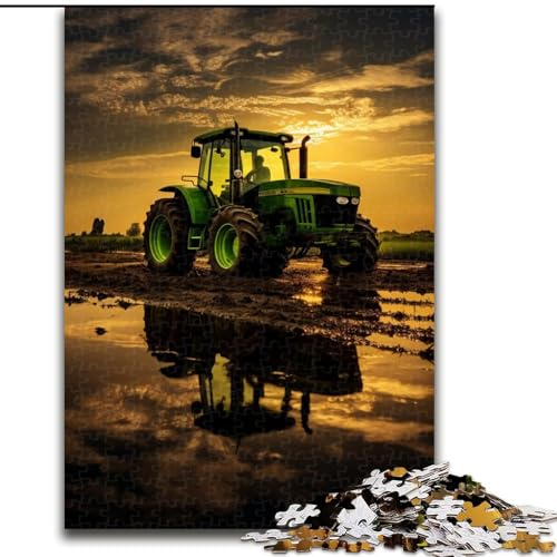 Puzzle 1000 Teile für Erwachsene, Traktor-Puzzle, aus Pappe, geeignet für Geburtstage, Halloween, Thanksgiving, Ostern, 1000 Teile(26x38cm) von XHAXING
