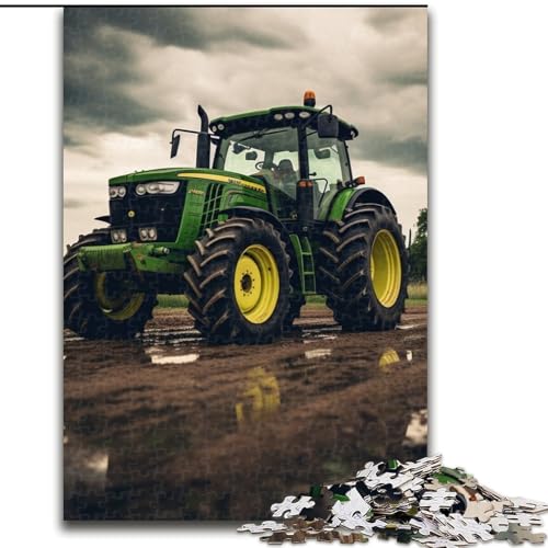 Puzzle 1000 Teile für Erwachsene, Traktor-Puzzles aus Pappe, geeignet für Geburtstage, Halloween, Thanksgiving, Ostern, 1000 Teile(26x38cm) von XHAXING