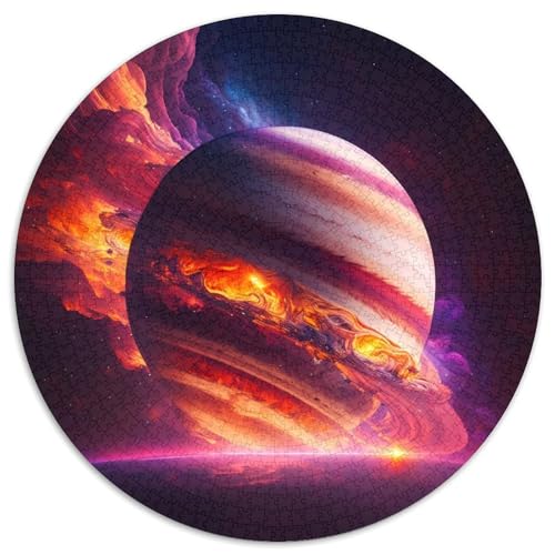 Puzzle 1000 Teile für Erwachsene, Universum, Jupiter, Papierpuzzle, Denksportaufgabe, Spiel für Erwachsene, interaktive Familienaktivität (67,5 x 67,5 cm) von XHAXING