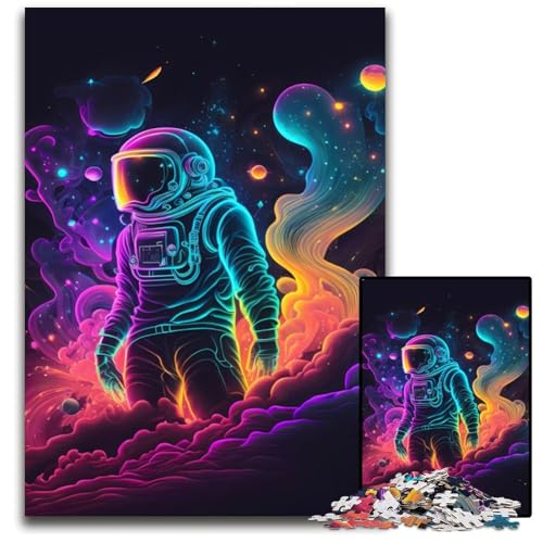 Puzzle 1000 Teile für Erwachsene, Weltraum-Astronauten-Puzzle für Erwachsene, Denkspiel für Teenager, 50x75cm Puzzle 1000 Teile für Erwachsene, Weltraum-Astronauten-Puzzle für Erwachsene, Denkspiel für Teenager, 50x75cm von XHAXING