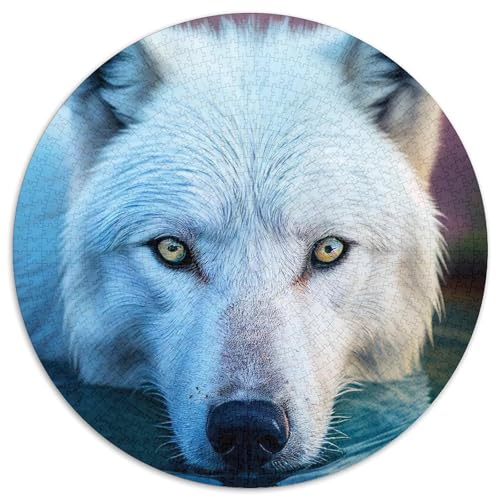 Puzzle 1000 Teile für Erwachsene, Wolf-Papierpuzzle für Reiseliebhaber und Paare, anspruchsvolles Spielzeug (Größe 67,5 x 67,5 cm) von XHAXING