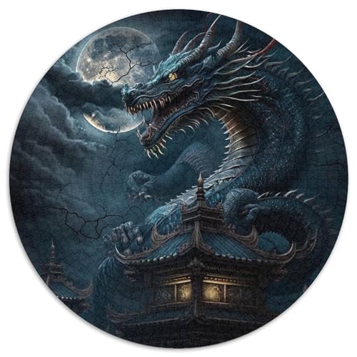 Puzzle 1000 Teile für Erwachsene, Wolfspuzzle für Erwachsene, pädagogisches Denkspiel, künstlerische Heim- und Bürodekoration, ab 14 Jahren (Größe 67,5 x 67,5 cm) von XHAXING