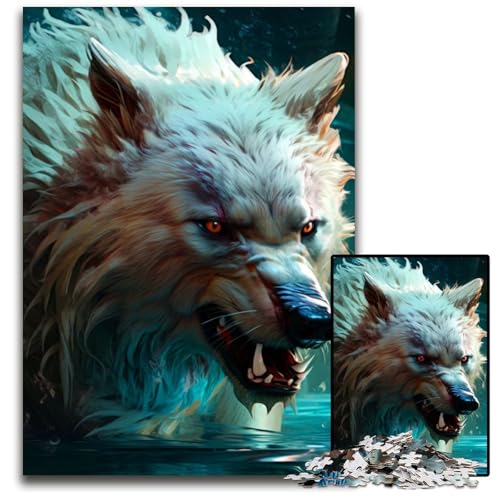Puzzle 1000 Teile für Erwachsene, Wolfspuzzles für Erwachsene, Denkspiel für Teenager, 50x75cm Puzzle 1000 Teile für Erwachsene, Wolfspuzzles für Erwachsene, Denkspiel für Teenager, 50x75cm von XHAXING