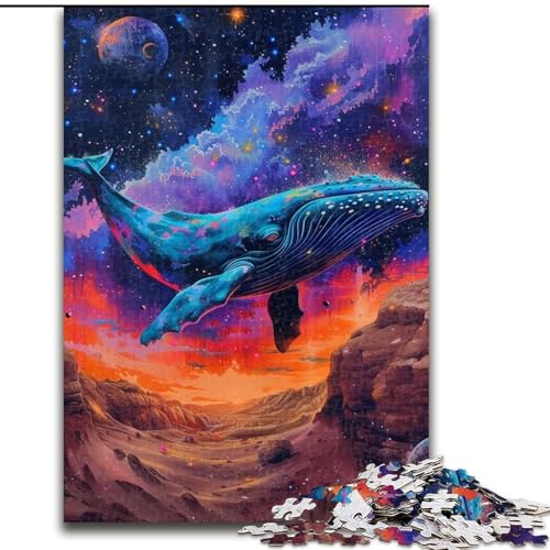 Puzzle 1000 Teile für Erwachsene, Wüstenwal-Puzzle aus Pappe, Geburtstagsgeschenkidee, anspruchsvolles Denkspiel, 1000 Teile(26x38cm) von XHAXING