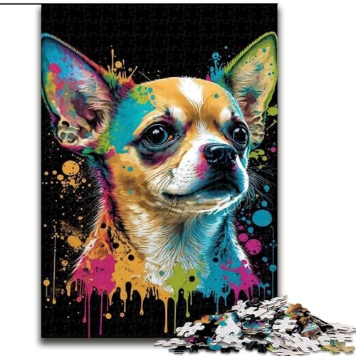 Puzzle 1000 Teile für Erwachsene, buntes Affen-Puzzle aus Pappe, Weihnachten, Halloween, Ostern, Neujahr, 1000 Teile(26x38cm) von XHAXING