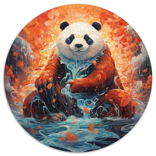 Puzzle 1000 Teile für Erwachsene, buntes Panda-Papierpuzzle, Denksportaufgabe, Spiel für Erwachsene, interaktive Familienaktivität (67,5 x 67,5 cm) von XHAXING