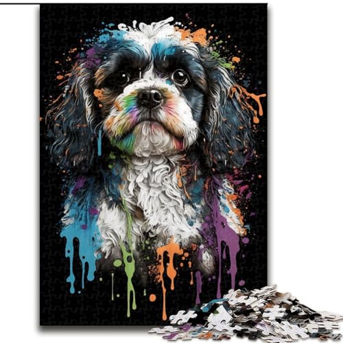Puzzle 1000 Teile für Erwachsene, buntes Teddy-Puzzle aus Holz, interaktives Familienspiel, Denksportgeschenk, Lernspielzeug, 1000 Teile(50x75cm) von XHAXING