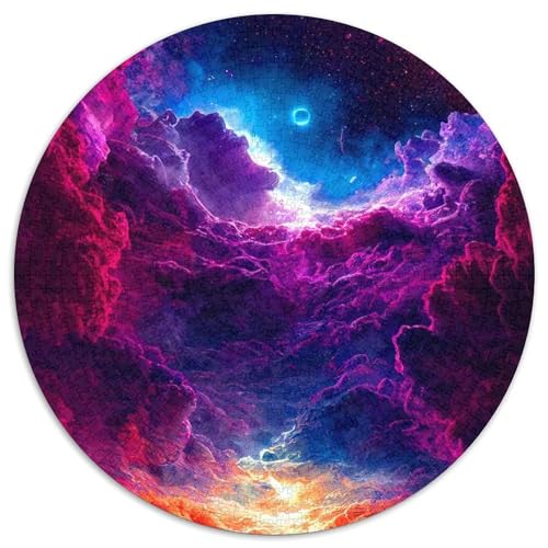 Puzzle 1000 Teile für Erwachsene, buntes Universum, schwierige Puzzles für Erwachsene, anspruchsvolles Denkspiel – entspannendes Spielzeug für Teenager (Größe 67,5 x 67,5 cm) von XHAXING
