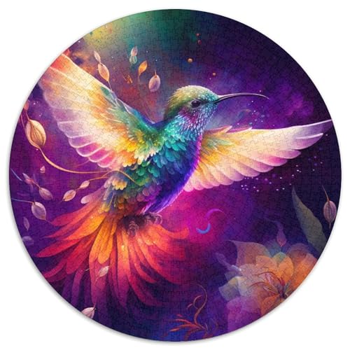 Puzzle 1000 Teile für Erwachsene, farbenfrohes Kolibri-Papierpuzzle für Reiseliebhaber und Paare, anspruchsvolles Spielzeug (Größe 67,5 x 67,5 cm) von XHAXING