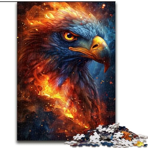 Puzzle 1000 Teile für Erwachsene, schönes Adler-Puzzle aus Holz, für Teenager und Familienspaß – DIY-Denkspiel als Geschenk, 1000 Teile(50x75cm) von XHAXING