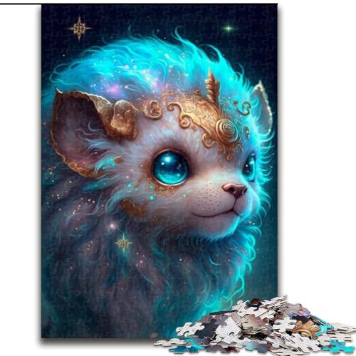 Puzzle 1000 Teile für Erwachsene, süßes Drachenbaby-Puzzle aus Holz, anspruchsvolles Denkspiel für Teenager, Spaß für den Familienspieleabend, 1000 Teile(50x75cm) von XHAXING