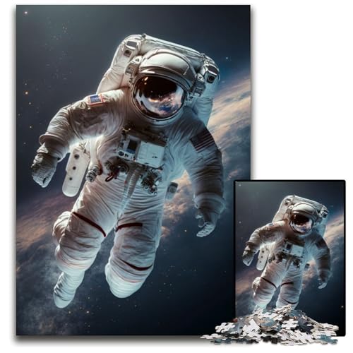 Puzzle 1000 Teile für Erwachsene „Der Astronaut“, unmögliches Puzzle für Erwachsene, Geburtstagsgeschenkidee, anspruchsvolles Denkspiel, 50x75cm Puzzle 1000 Teile für Erwachsene „Der Astronaut“, unmögliches Puzzle für Erwachsene, Geburtstagsgeschenkidee, anspruchsvolles Denkspiel, 50x75cm von XHAXING