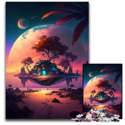 Puzzle 1000 Teile für Erwachsene „Magic Villa“, Unmögliches Puzzle für Erwachsene, Geburtstagsgeschenkidee, Herausforderndes Denkspiel, 26x38cm Puzzle 1000 Teile für Erwachsene „Magic Villa“, Unmögliches Puzzle für Erwachsene, Geburtstagsgeschenkidee, Herausforderndes Denkspiel, 26x38cm von XHAXING
