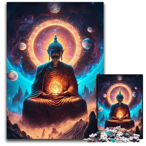 Puzzle 1000 Teile für Erwachsene Buddha-Puzzles für Erwachsene Denksportspiel für Teenager, 26x38cm Puzzle 1000 Teile für Erwachsene Buddha-Puzzles für Erwachsene Denksportspiel für Teenager, 26x38cm von XHAXING
