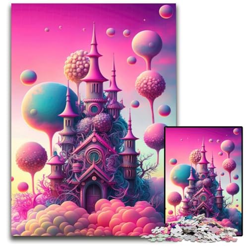 Puzzle 1000 Teile für Erwachsene Candyland für Kinderzimmer Puzzles für Erwachsene Denkspiel für Teenager, 50x75CM/19.68x29.52inch Puzzle 1000 Teile für Erwachsene Candyland für Kinderzimmer Puzzles für Erwachsene Denkspiel für Teenager, 50x75CM/19.68x29.52inch von XHAXING