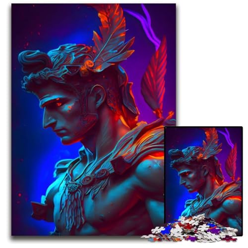 Puzzle 1000 Teile für Erwachsene Dark Hermes Puzzles für Erwachsene Denkspiel für Teenager, 50x75CM/1968x2952inch Puzzle 1000 Teile für Erwachsene Dark Hermes Puzzles für Erwachsene Denkspiel für Teenager, 50x75CM/1968x2952inch von XHAXING