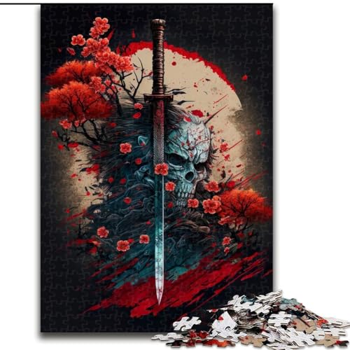 Puzzle 1000 Teile für Erwachsene Deadly Blade Puzzle aus Holz, schwieriges Denkspiel für Teenager 1000 Stück(50x75cm) von XHAXING