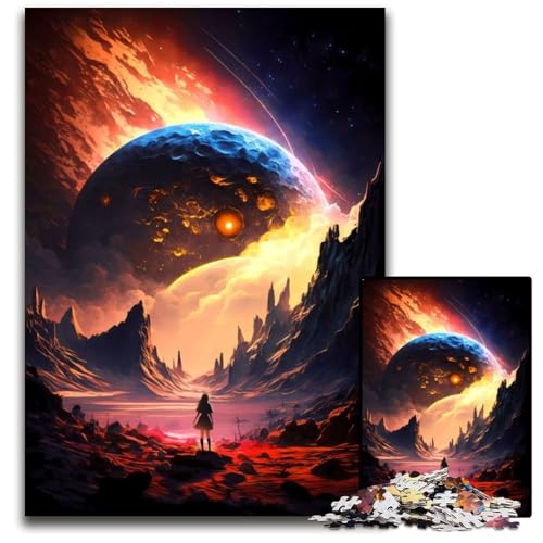 Puzzle 1000 Teile für Erwachsene Interstellares Abenteuer Holzpuzzle Teenager, Paare und Freunde zum Geburtstag, Weihnachten 50x75CM/1968x2952inch Puzzle 1000 Teile für Erwachsene Interstellares Abenteuer Holzpuzzle Teenager, Paare und Freunde zum Geburtstag, Weihnachten 50x75CM/1968x2952inch von XHAXING