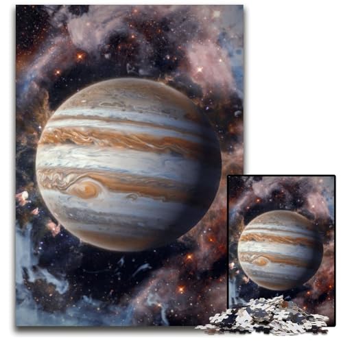 Puzzle 1000 Teile für Erwachsene Jupiter Unmögliches Puzzle für Erwachsene Geburtstagsgeschenkidee, Herausforderndes Denkspiel 50x75CM/1968x2952inch Puzzle 1000 Teile für Erwachsene Jupiter Unmögliches Puzzle für Erwachsene Geburtstagsgeschenkidee, Herausforderndes Denkspiel 50x75CM/1968x2952inch von XHAXING