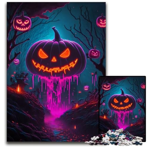 Puzzle 1000 Teile für Erwachsene Kürbiskopf-Puzzles für Erwachsene Denkspiel für Teenager, 26X38CM/10.23x14.96inch Puzzle 1000 Teile für Erwachsene Kürbiskopf-Puzzles für Erwachsene Denkspiel für Teenager, 26X38CM/10.23x14.96inch von XHAXING