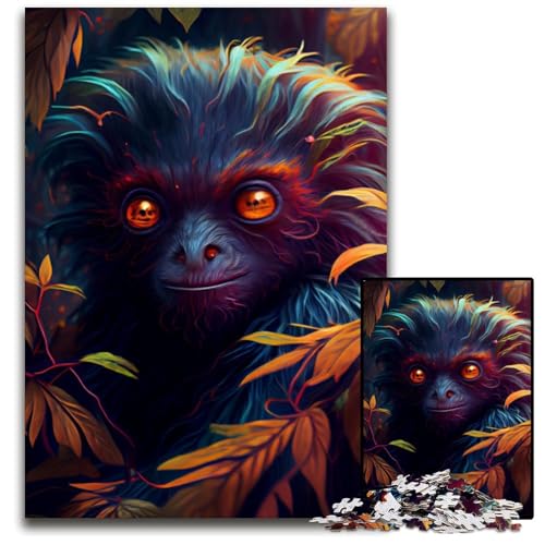 Puzzle 1000 Teile für Erwachsene Mad Space Monkey Puzzles für Erwachsene Denkspiel für Teenager, 26X38CM/10.23x14.96inch Puzzle 1000 Teile für Erwachsene Mad Space Monkey Puzzles für Erwachsene Denkspiel für Teenager, 26X38CM/10.23x14.96inch von XHAXING