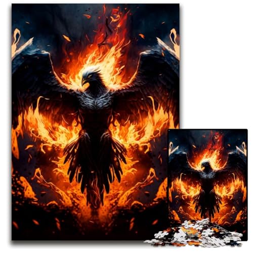 Puzzle 1000 Teile für Erwachsene Phoenix Puzzles für Erwachsene Denkspiel für Teenager, 26X38CM/10.23x14.96inch Puzzle 1000 Teile für Erwachsene Phoenix Puzzles für Erwachsene Denkspiel für Teenager, 26X38CM/10.23x14.96inch von XHAXING