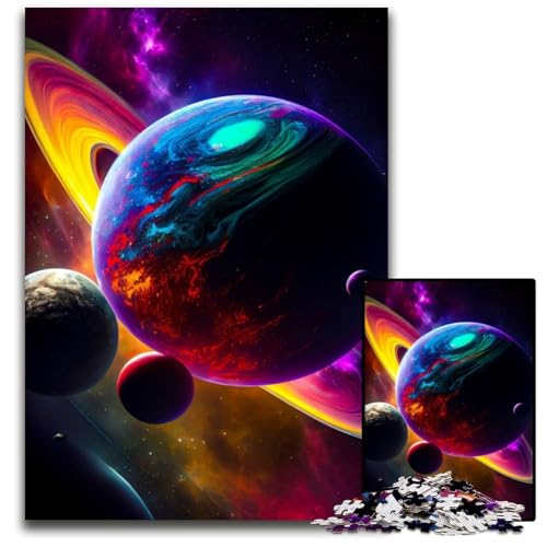 Puzzle 1000 Teile für Erwachsene Planet Impossible Puzzles für Erwachsene Geburtstagsgeschenkidee, anspruchsvolles Denkspiel 26x38cm Puzzle 1000 Teile für Erwachsene Planet Impossible Puzzles für Erwachsene Geburtstagsgeschenkidee, anspruchsvolles Denkspiel 26x38cm von XHAXING