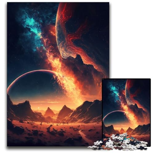 Puzzle 1000 Teile für Erwachsene Sonnenuntergangs-Fantasie-Puzzles für Erwachsene Denkspiel für Teenager, 26x38cm Puzzle 1000 Teile für Erwachsene Sonnenuntergangs-Fantasie-Puzzles für Erwachsene Denkspiel für Teenager, 26x38cm von XHAXING