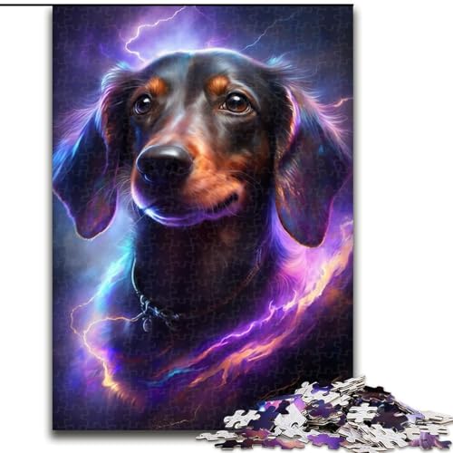 Puzzle für Erwachsene, 1000 Bunte Dackel-Puzzles aus Pappe, anspruchsvolles Denkspiel für Teenager, unterhaltsames interaktives Spiel für die ganze Familie, 1000 Teile(26x38cm) von XHAXING
