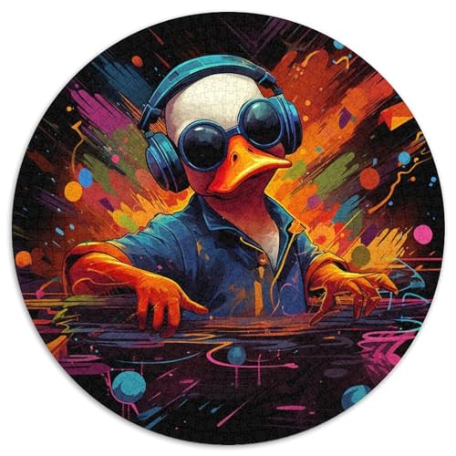 Puzzle für Erwachsene, 1000 Bunte Kunstenten, 1000-teiliges Puzzle, interaktives Familienspiel, DIY-Heimdekoration, Gehirn-Herausforderung, Geschenk (67,5 x 67,5 cm) von XHAXING