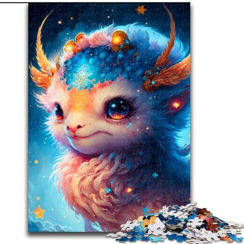 Puzzle für Erwachsene, 1000 Drachenbaby-Puzzle, aus Pappe, Weihnachten, Halloween, Ostern, Neujahr, 1000 Teile(26x38cm) von XHAXING