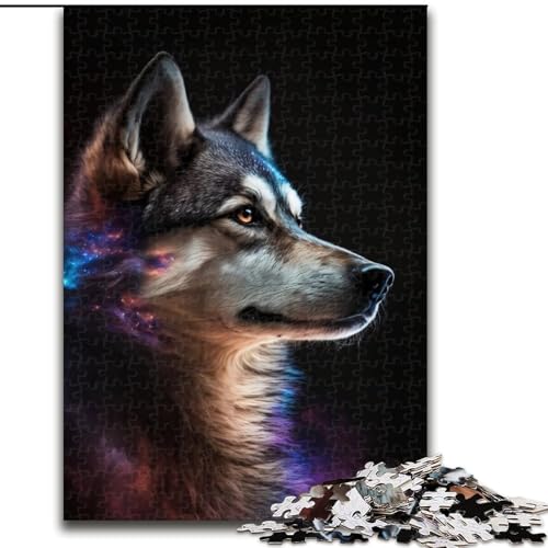 Puzzle für Erwachsene, 1000 Husky-Wolken-Puzzles aus Holz, Eltern, Partner, Freunde – ab 14 Jahren, 1000 Teile(50x75cm) von XHAXING